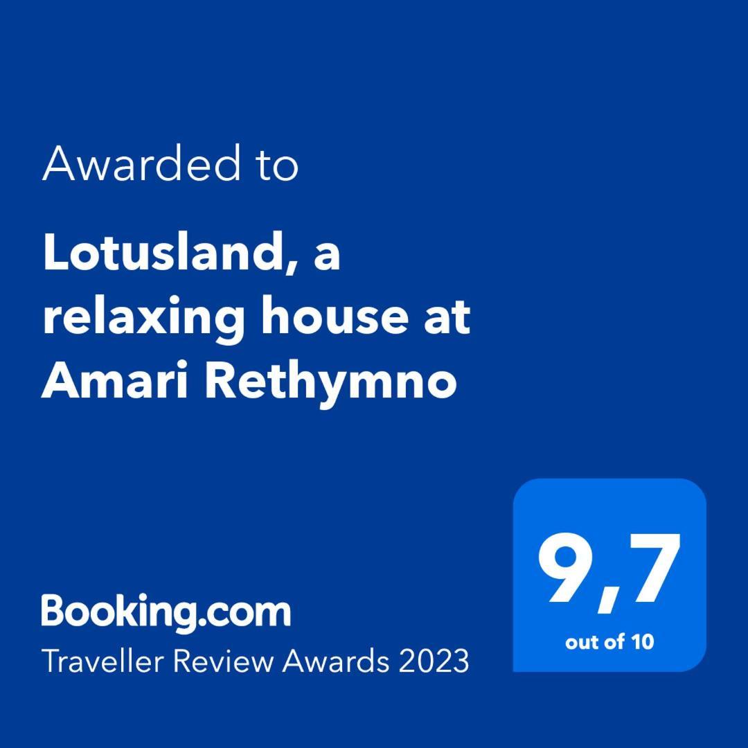 Lotusland, A Relaxing House At Amari Rethymno Agia Fotini (Crete) Exterior foto